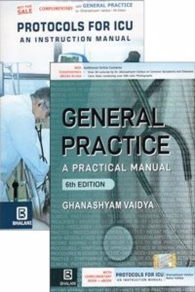 General Practice: A Practical Manual, 6E with complimentary book Protocols for ICU An Instruction Manual (Paperback) | Released: 15 Sep 2023