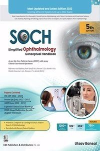SOCH (Simplified Ophthalmology Conceptual Handbook) 5th Ed. (PB-2023) (Paperback) | Released: 28-Dec-2022
